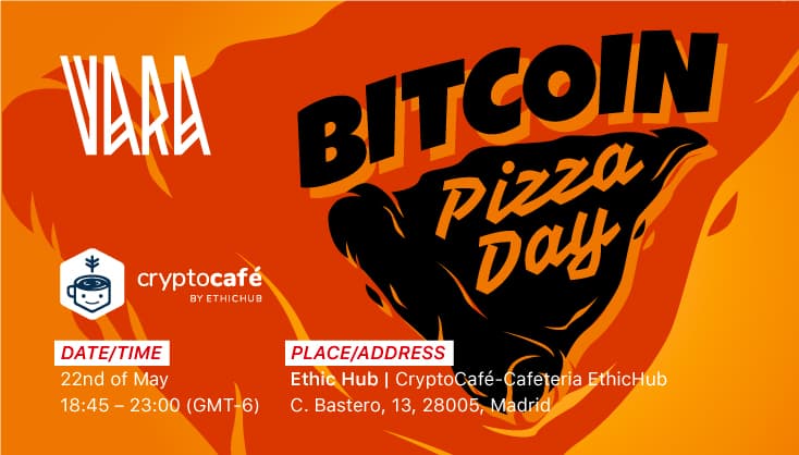 Bitcoin Pizza Day by Cryptocafé