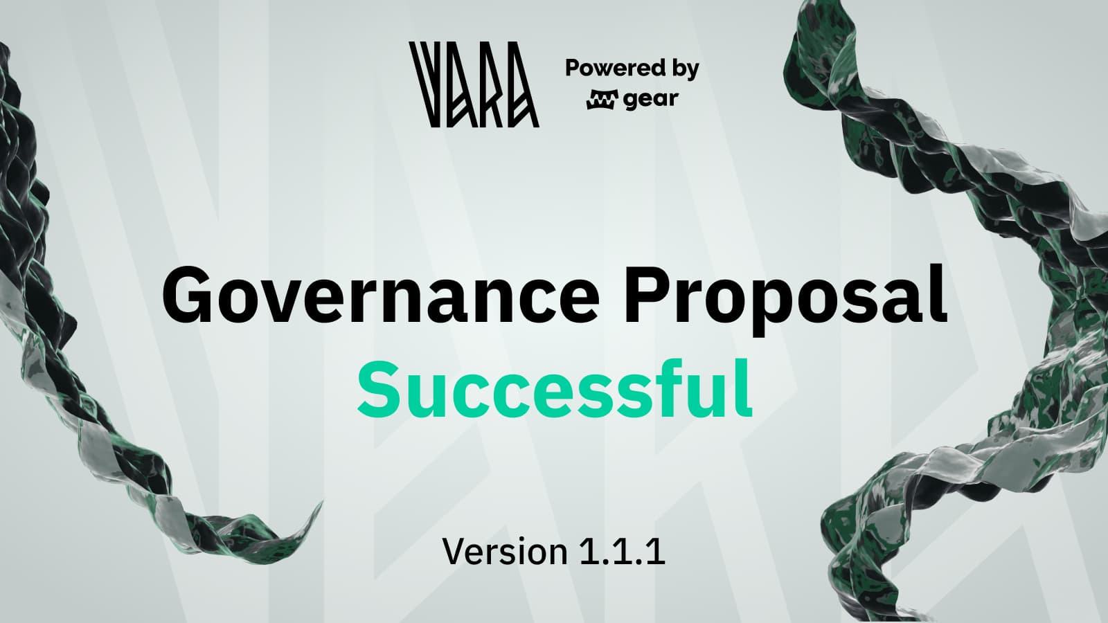 v1.1.1 Governance Proposal Successful