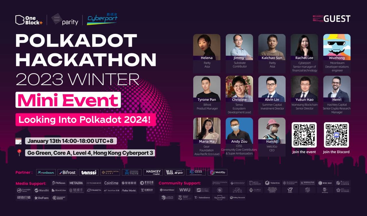 Polkadot Hackathon 2023 Winter Mini Event