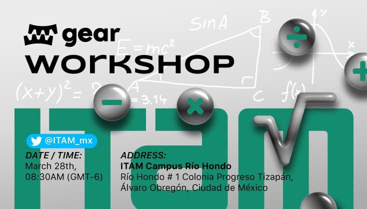 Gear Workshop at ITAM University in Mexico