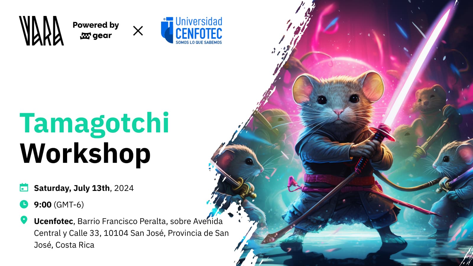 Tamagotchi Workshop at Ucenfotec University