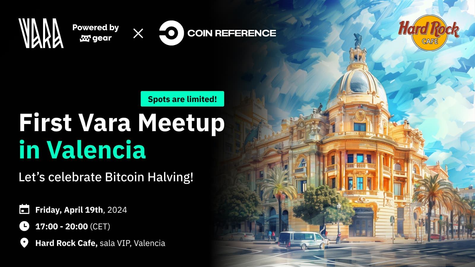 First Vara Meetup in Valencia: A Celebration of Bitcoin Halving!