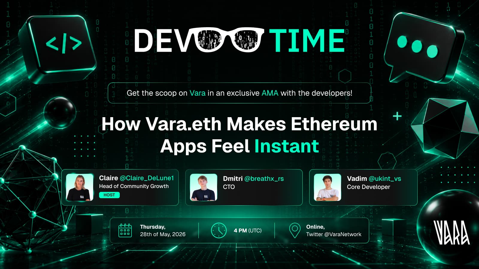 DEV🕶️TIME: How Vara.eth makes Ethereum apps feel instant