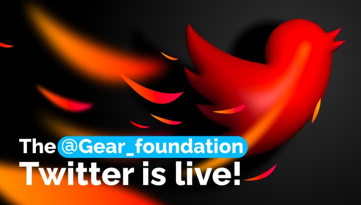 The @Gear_foundation Twitter is live!