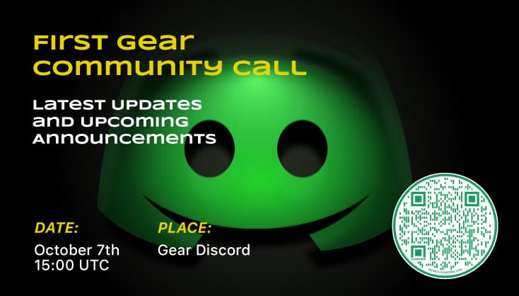First Gear Community Call