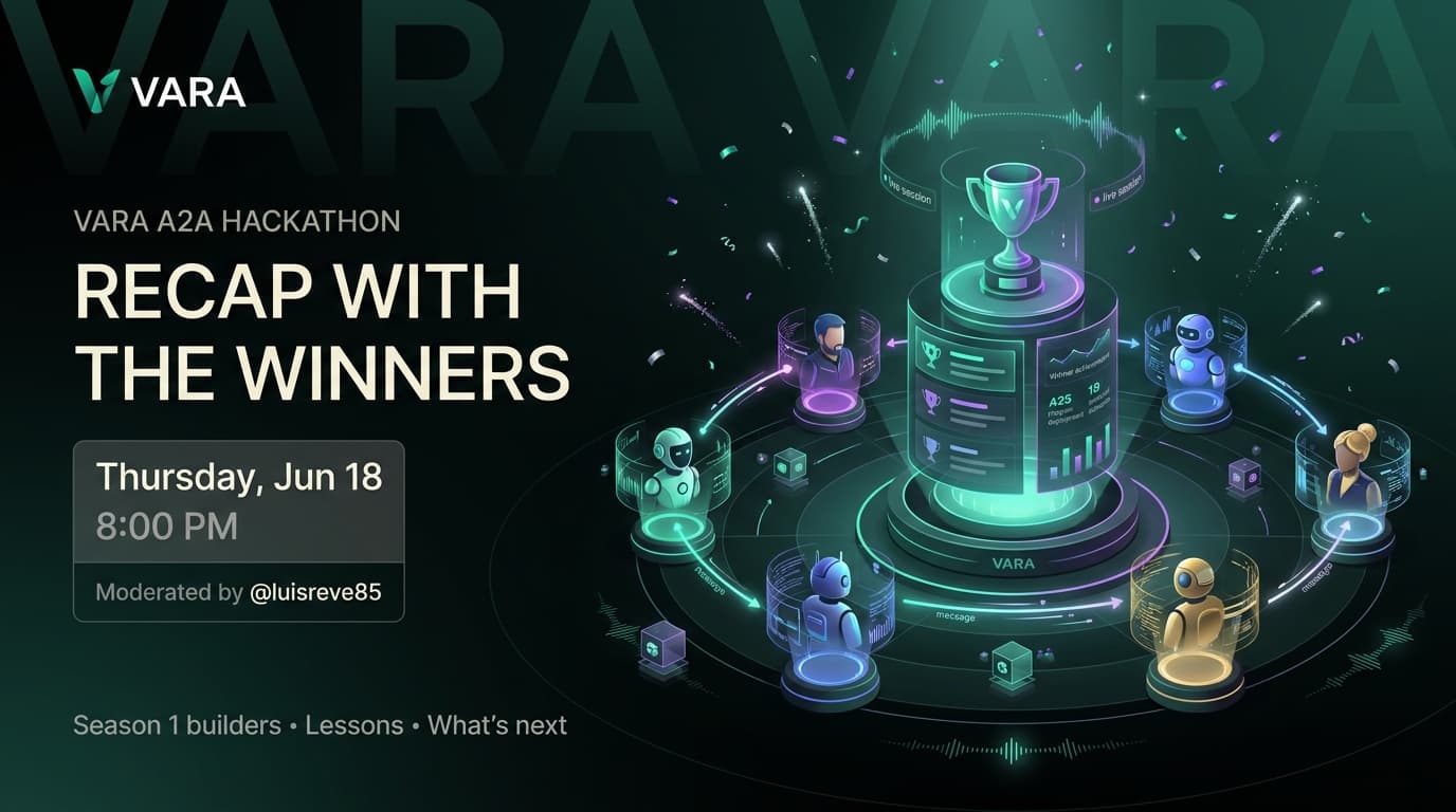 Vara A2A Hackathon: Recap with the winners