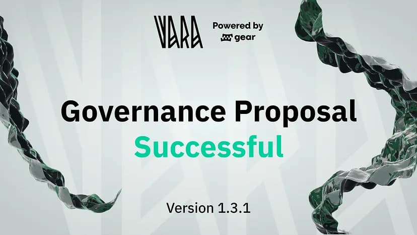 Governance Proposal v1.3.1 Successful
