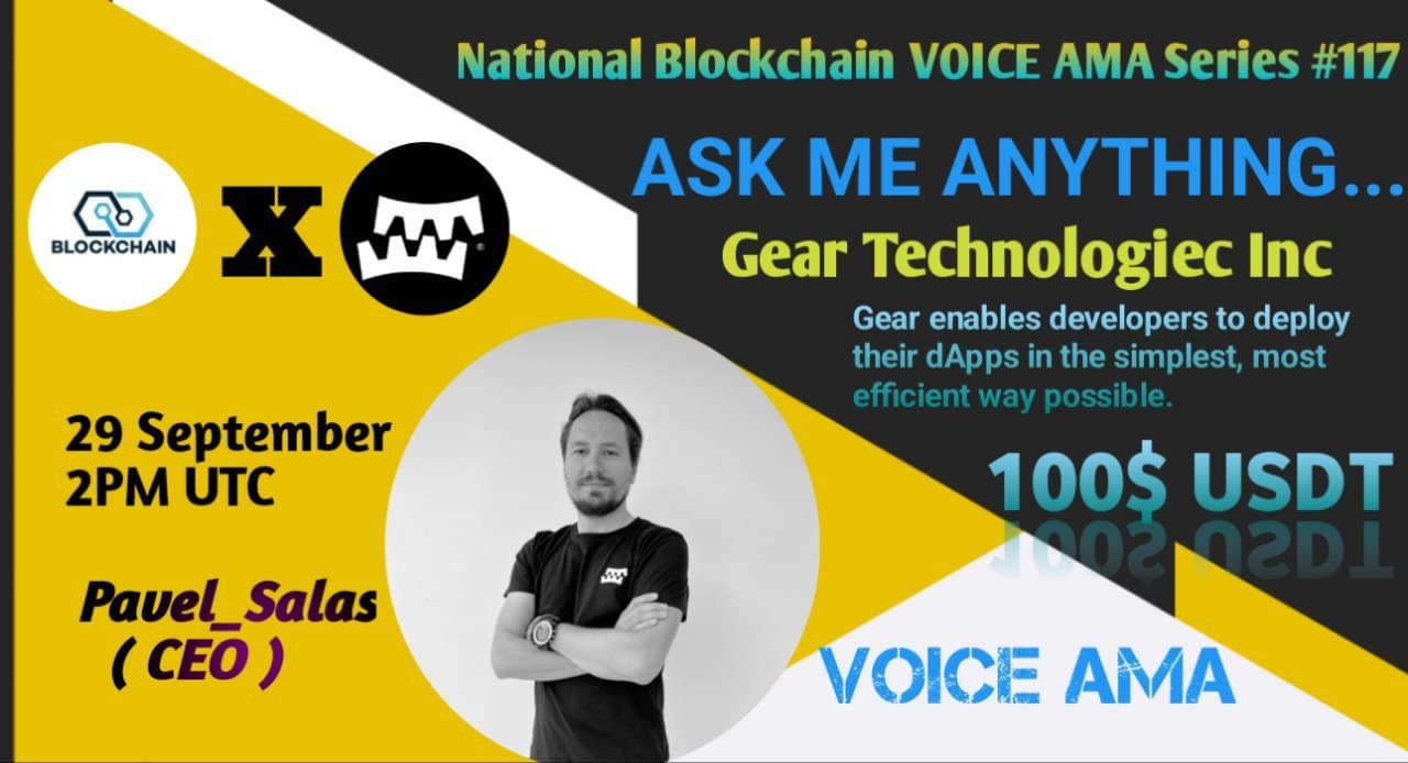 AMA Gear X National Blockchain