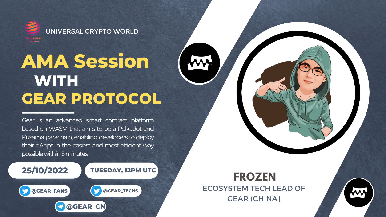 AMA Gear x Universal Crypto World