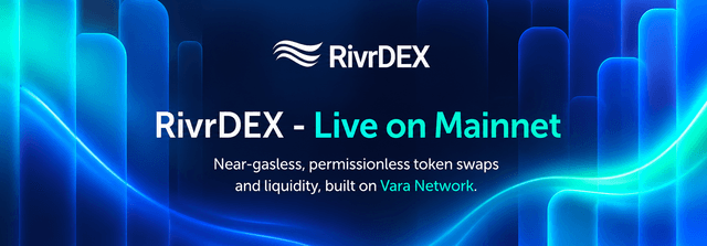 Illustration for «RivrDEX Is Live on Vara Mainnet: The DeFi Layer the Ecosystem Has Been Waiting For»