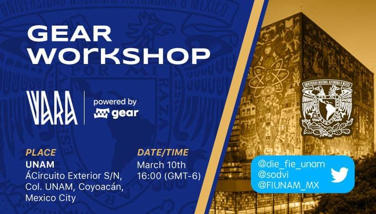 Gear Community Workshop at the UNAM University