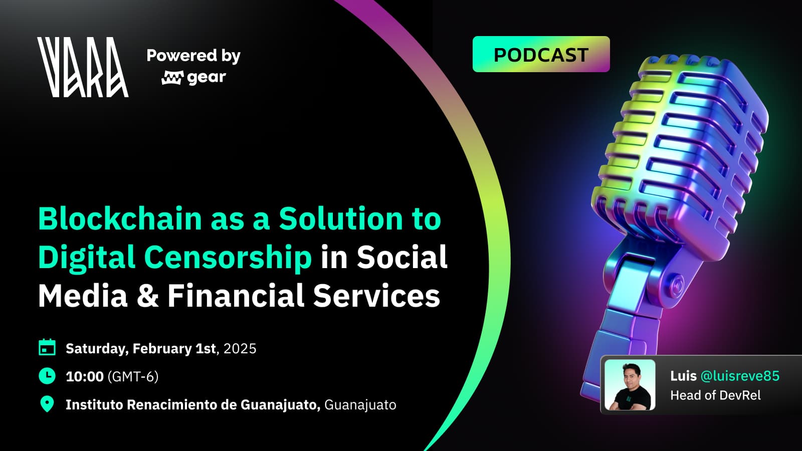 Podcast with Vara's Head of DevRel Luis Rêvemírez