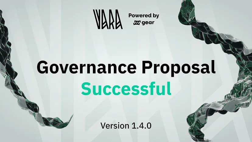 Governance Proposal v1.4.0 Successful