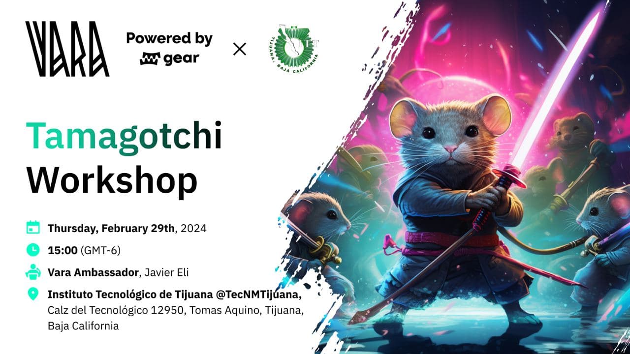 Tamagotchi Workshop at Instituto Tecnológico of Tijuana