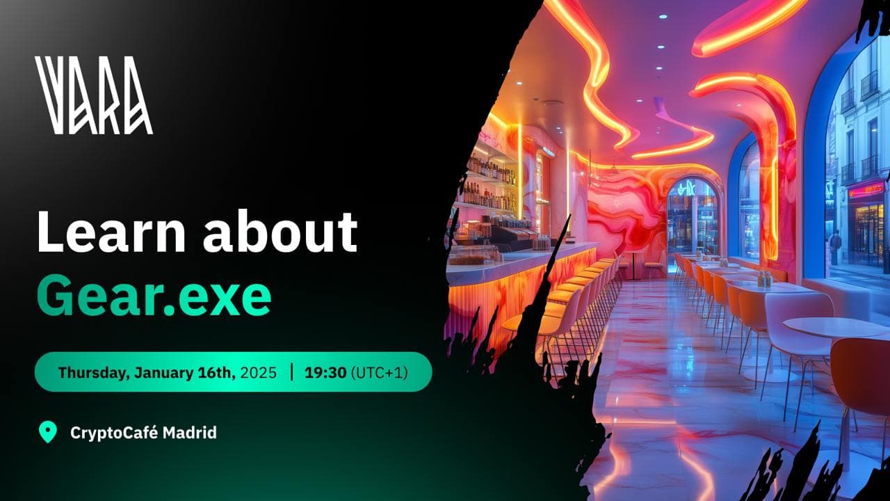 Gear.exe Meetup at CryptoCafé Madrid