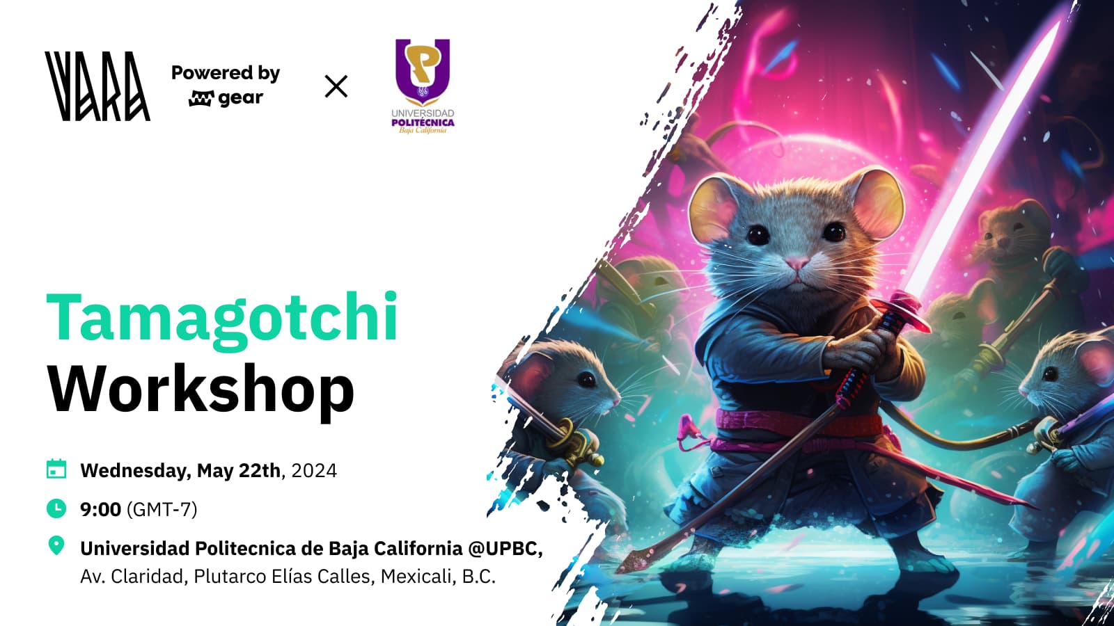 Tamagotchi Workshop at Universidad Politecnica de Baja California