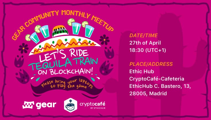 Community Meetup Madrid. Tequila Train game