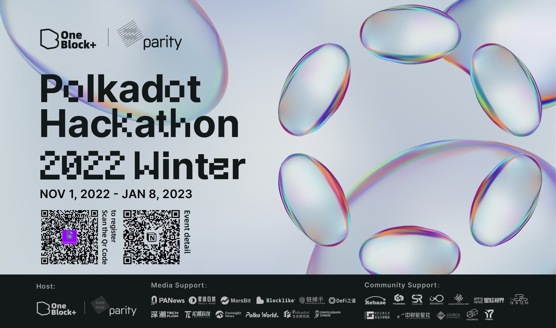 Polkadot Winter Hackathon by OneBlock & Parity Tech