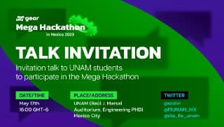 Invitation talk to UNAM students to participate in the Mega Hackathon