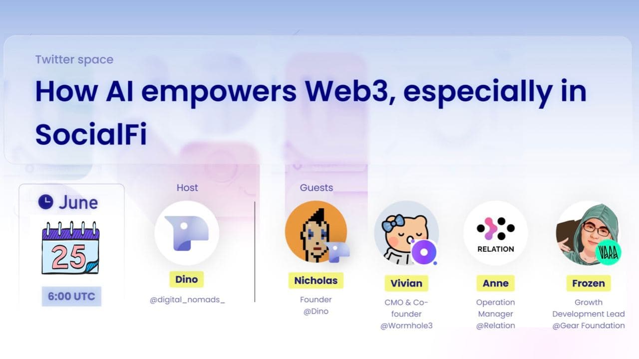 How AI empowers Web3, especially in SocialFi
