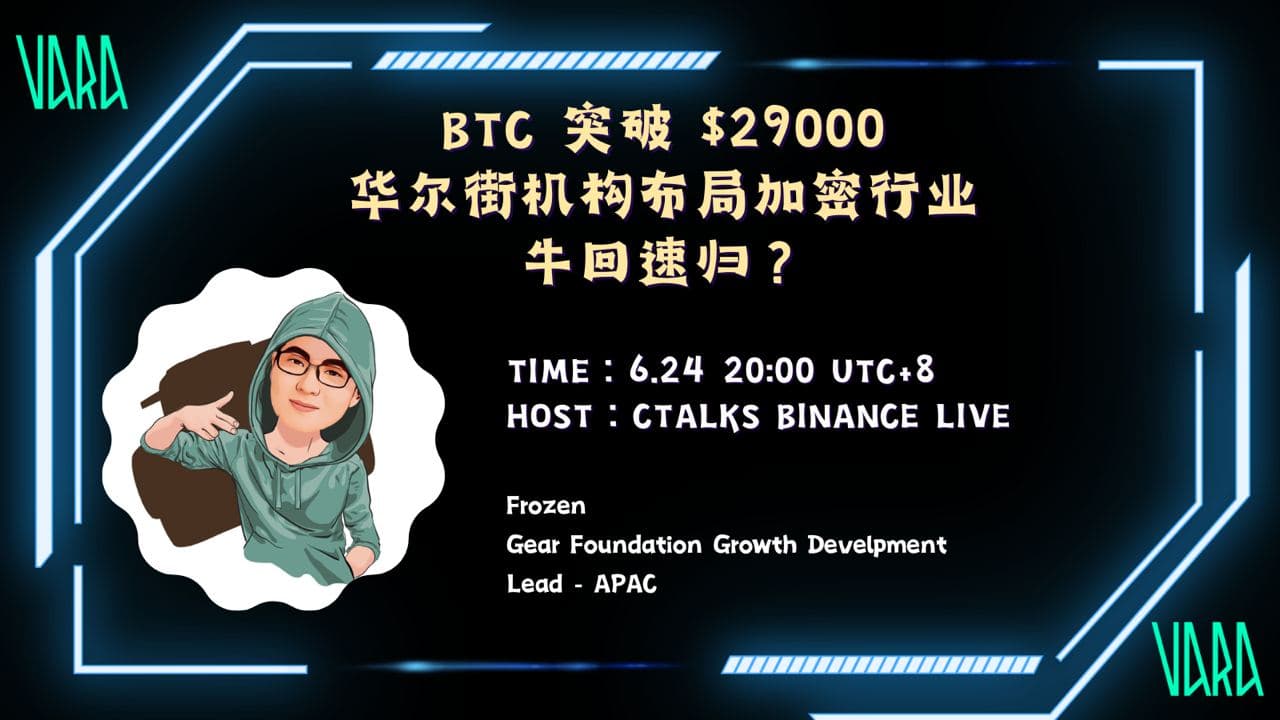 Ctalks Binance live x Vara