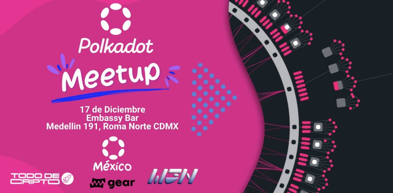 Gear X-mas party NFT auction and Meetup by Polkadot Mexico
