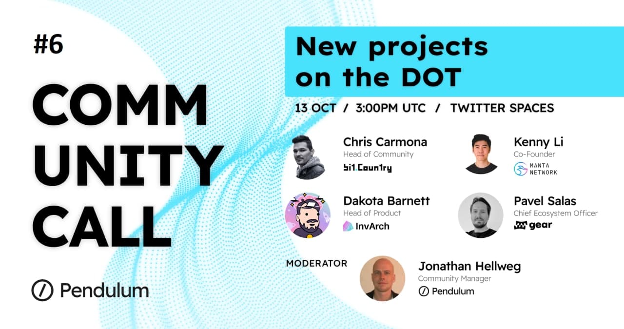 Pendulum Community Call