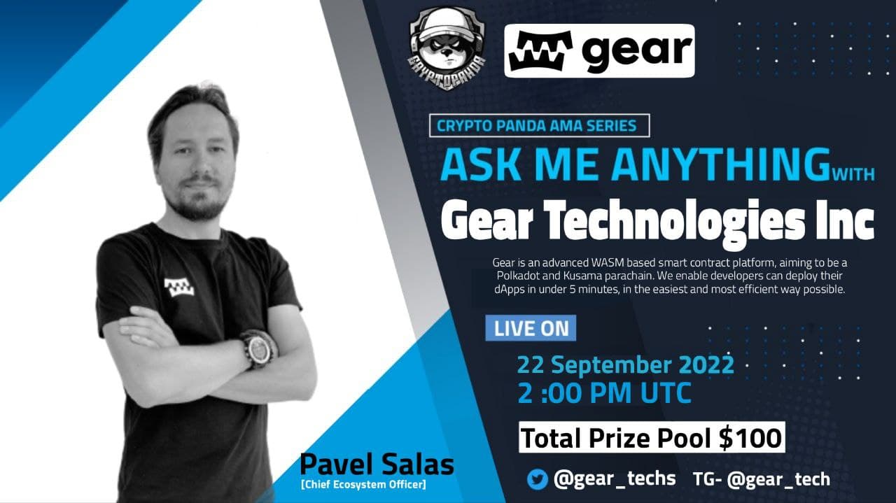 Voice AMA Gear X Crypto Panda