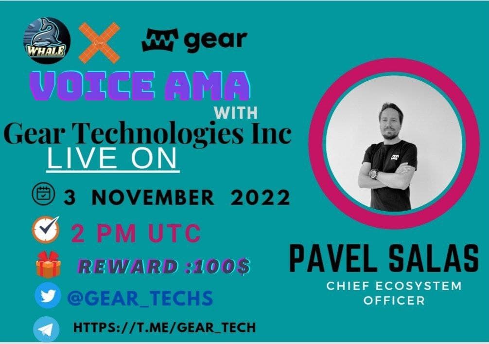 AMA Gear X Crypto Whale