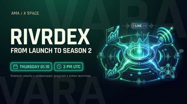 Illustration for «RivrDEX — From Launch to Season 2, What's Live and What's Next.»
